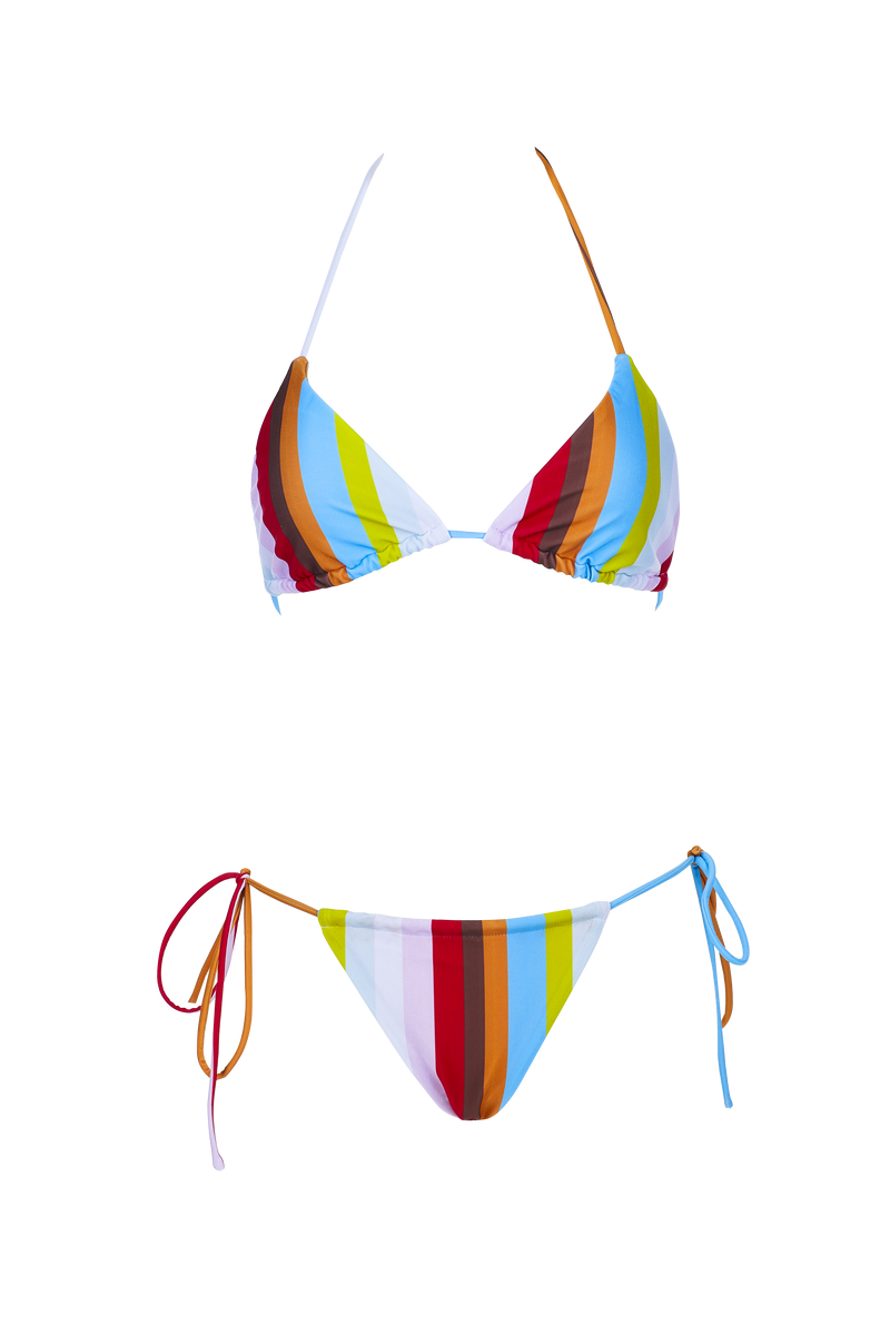 Meaning Stripe String Bikini Set – HartiSWIM